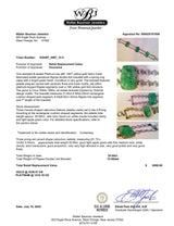 Estate Platinum 20.95ctw Jadeite Bracelet