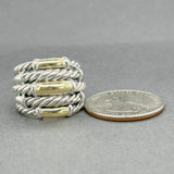 Estate David Yurman SS 14 Metro 5 Row Ring