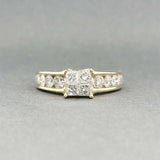 Estate 14K Y Gold 1.48ctw G-H/SI2-I1 Diamond Eng. Ring