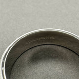 Estate Tiffany & Co. Platinum 6mm Milgrain Ring