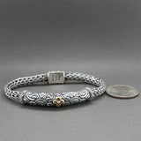 Estate Barbara Bixby SS 18 Woven Station Bracelet