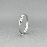 Estate 14K W Gold 2.16mm Polished Ring