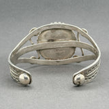 Estate SS Jasper Cuff Bracelet