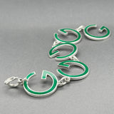 Estate Gucci SS Enamel G Motif Bracelet