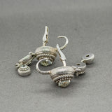 Estate Judith Ripka SS CZ Drop Earrings