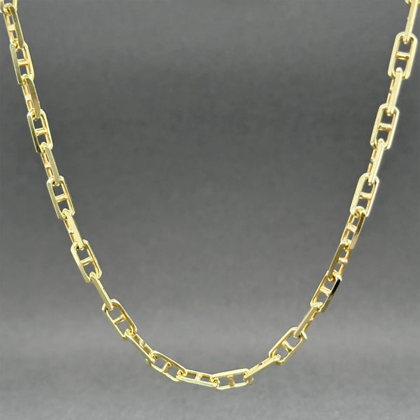 Estate 14K Y Gold 3.25mm 15.5” Anchor Chain