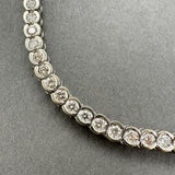 Estate 14K W Gold 3.35ctw J-K/I1-2 Diamond Tennis Bracelet