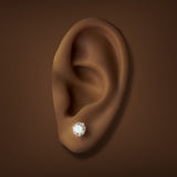 14K Y Gold 1.50ctw F/VS1 Lab-Created Diamond Martini Set Earrings