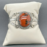 Estate SS Jasper Cuff Bracelet
