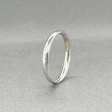 Estate 14K W Gold 2.9mm Hollow Ring