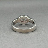 Estate Chopard 18K W Gold Happy H/VS2-SI1 Diamond Ring