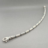 Estate Tiffany & Co. SS Hematite Aztec Zigzag Bracelet
