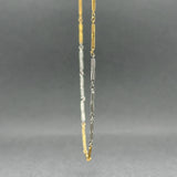 Estate Platinum 18 1.3mm 15” Bar Link Chain