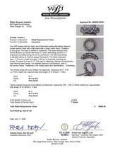 Estate Platinum 6.74ctw H-I/SI1-2 Diamond Eternity Ring