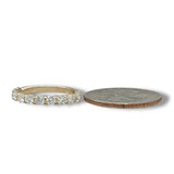 14K Y Gold 1.00ctw  G/I1 11 Diamond Band