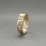 Estate Cartier 18K Y Gold Love Classic 0.22ctw Diamond Ring
