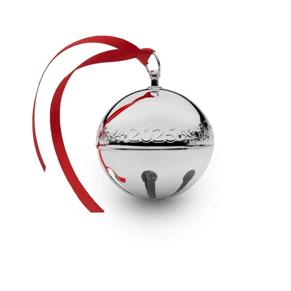 Wallace 2025 Silver-Plated Sleigh Bell Ornament, 55th Edition