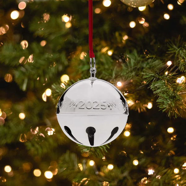 Wallace 2025 Silver-Plated Sleigh Bell Ornament, 55th Edition