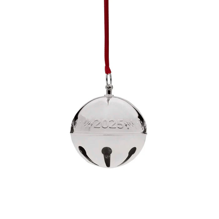 Wallace 2025 Silver-Plated Sleigh Bell Ornament, 55th Edition