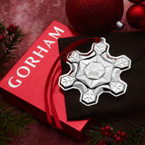 Gorham 2025 Annual Sterling Silver Snowflake Ornament - 56th Edition