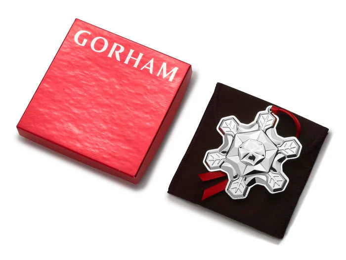 Gorham 2025 Annual Sterling Silver Snowflake Ornament - 56th Edition