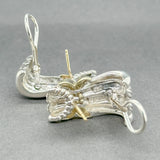 Estate David Yurman SS 14 Cable Earclip Earrings