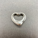 Estate Tiffany & Co. Peretti SS 16mm Open Heart Pendant