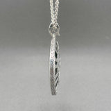 Estate John Hardy SS Hammered Disc Pendant