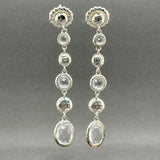 Estate Ippolita SS 6.08ctw Quartz Dangle Earrings