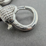 Estate Judith Ripka SS Cable Link Bracelet