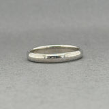 Estate 14K W Gold 3.5mm Polished Ring
