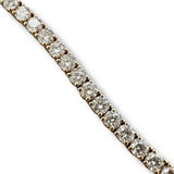 14K Y Gold 7.00ctw F/VS1 Lab-Created Diamond Tennis Bracelet