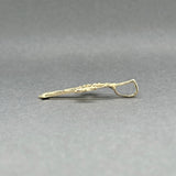 Estate 14K Y Gold 29.30mm Cross Pendant