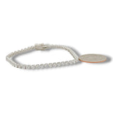 14K W Gold 3.75ctw E-F/VVS2 Lab Created Diamond Tennis Bracelet