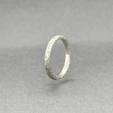 Estate 900 Platinum 2.32mm Engraved Ring