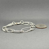 Estate SS Fancy Double Link Bracelet