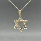 Estate 14K Y Gold Star of David Pendant
