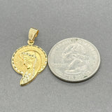 Estate 14K Y Gold Mother Mary Pendant