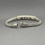 Estate John Hardy SS 18 6.14ctw Topaz Dot Bracelet