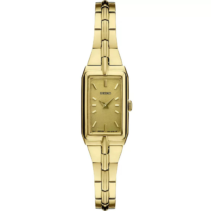 Women's Seiko Watch Essential Gold Tone Stainless Steel Bracelet SWR048