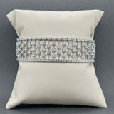 Estate 14K W Gold 3.99ctw G-I/SI1-2 Diamond Bracelet