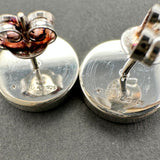 Estate Gucci SS Signature Circle Stud Earrings