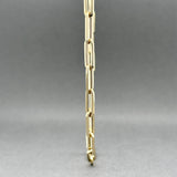 Estate 14K Y Gold Hollow 3.79mm 18” Paperclip Link Chain