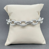 Estate Judith Ripka SS Cable Link Bracelet
