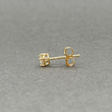 Estate 14K Y Gold 0.16ct I/SI2 Diamond Single Stud Earring