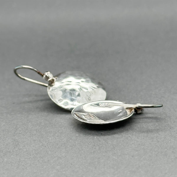 Estate Ippolita SS Classico Hammered Dome Dangle Earrings