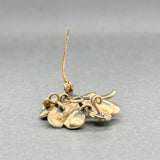 Estate Victorian 10K Y Gold Seed Pearl Clover Pin