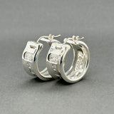 Estate Tiffany & Co. SS 1837 Hoop Earrings