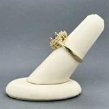 Estate 14K Y Gold 1.08ct Tanzanite & 0.91ctw Diamond Ring