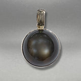 Estate Stephen Dweck SS 77.96ct Star Grey Moonstone Enhancer Pendant